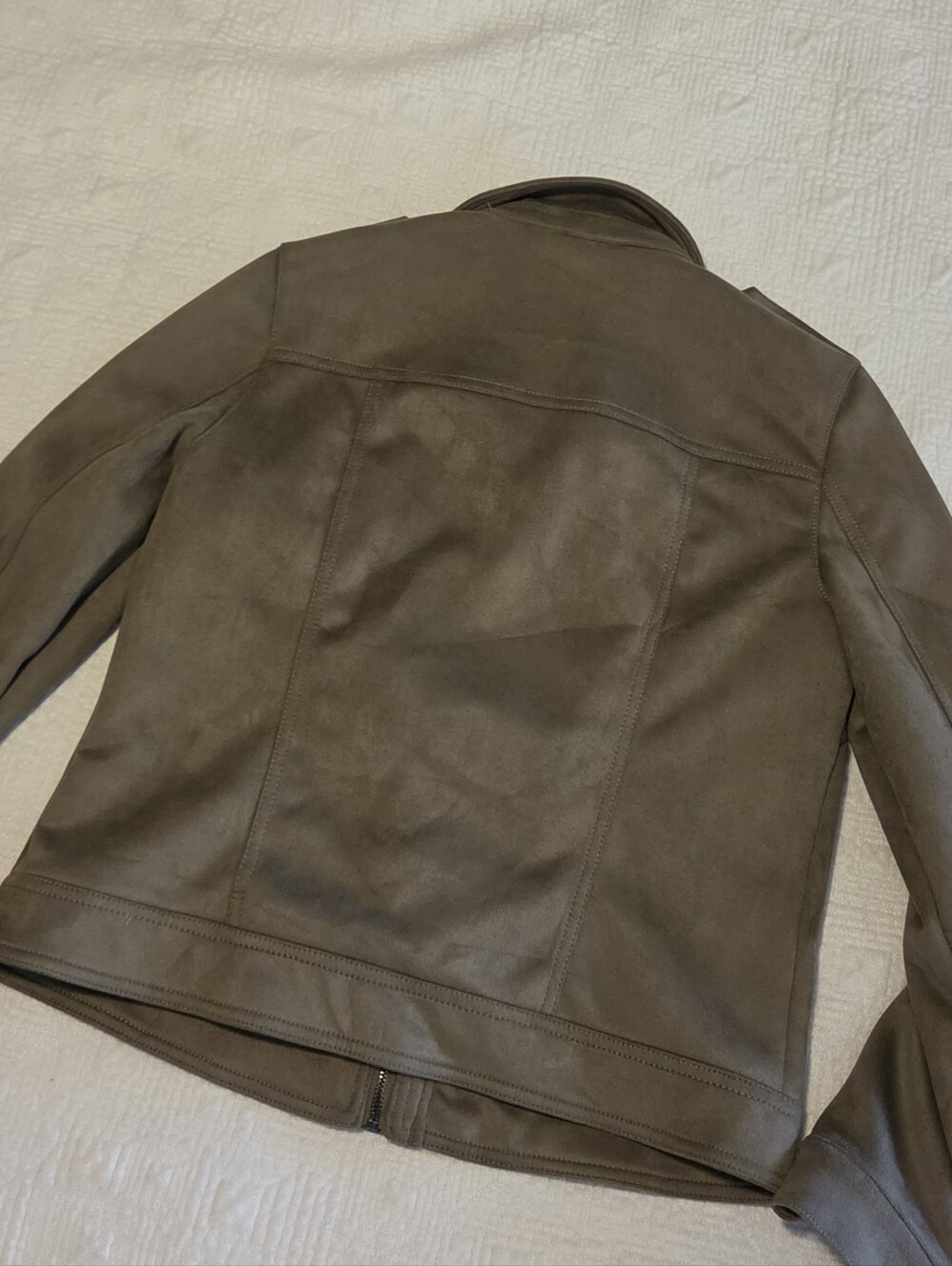 Philosophy Faux Leather/Suede Jacket, Size Medium - Picture 4 of 9
